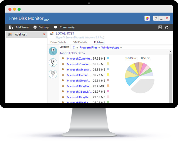 Disk Space Utilization - ManageEngine Free Tools